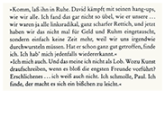 David kmpft mit seinen hangups